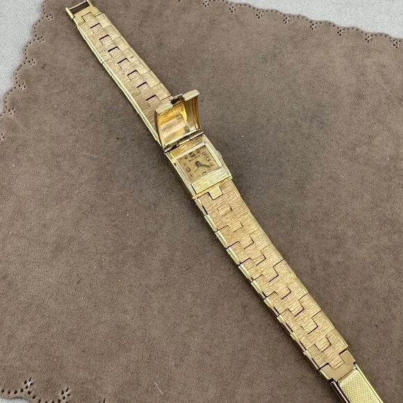 Vintage Bulova Flip or Peak-a-Boo Manual Windup Swiss 17 Jewel Swiss Watch - Picture 4 of 9